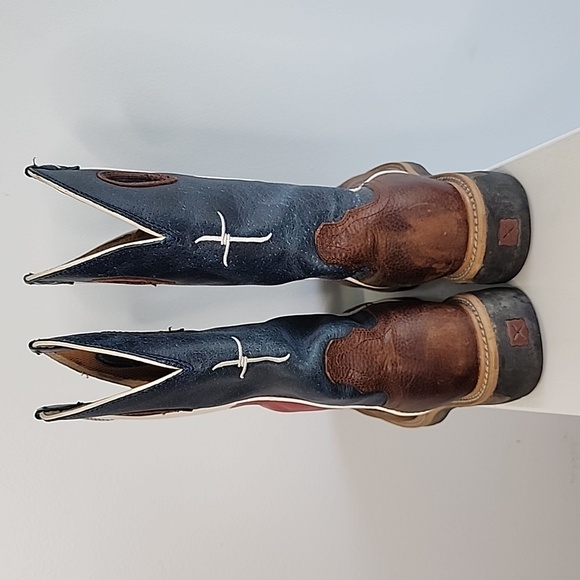 Twisted X Patriotic Brown and Navy Boots main image 10